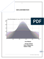 Mathematical Excursion To Beta Distribution PDF