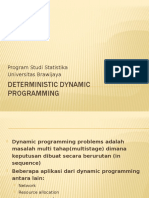 Deterministic Dynamic Programming