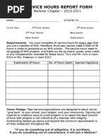 Download Service Report Form NHS by Berkner NHS SN45164092 doc pdf