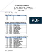 DAFTAR MAHASISWA PKK GADAR NEW - Revisi TERAHIR