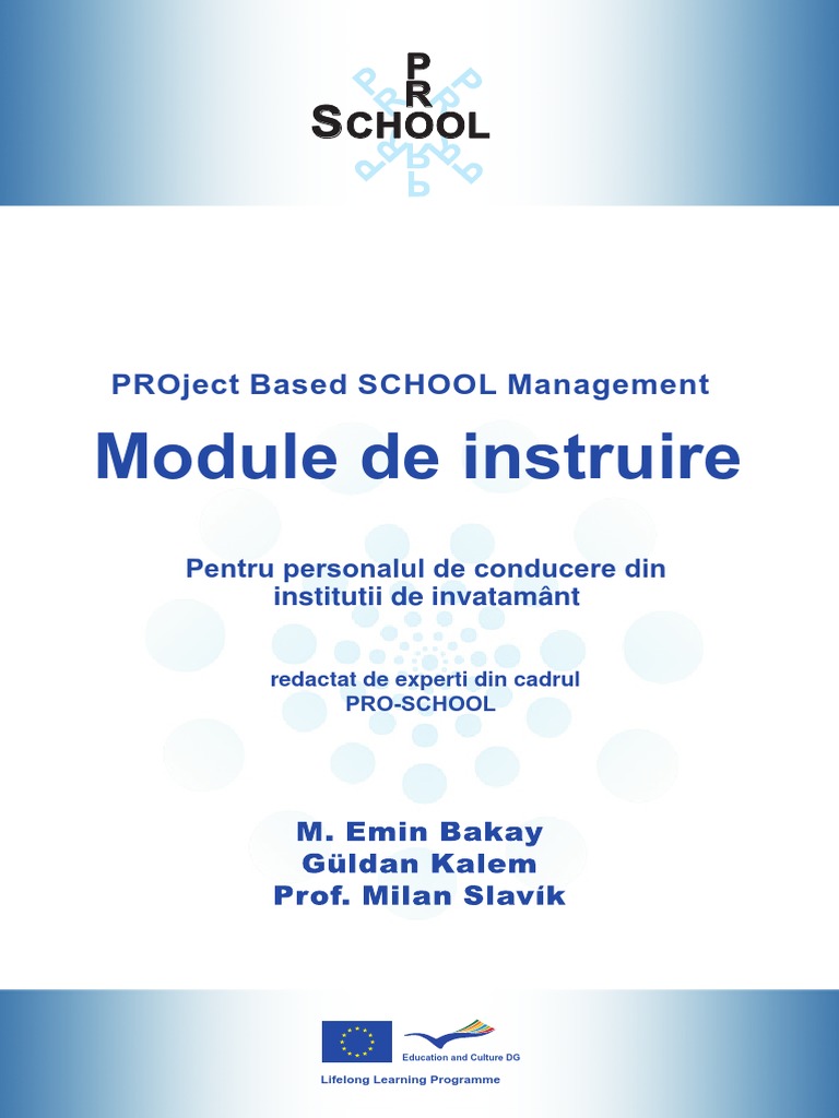 Management Proiect - Management Scolar | PDF