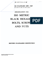 BS 4190 Spec 4 Hex Bolt Screw - Black PDF
