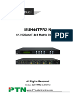 PTN User Manual MUH44TPR2-N - 2015V1.0 PDF