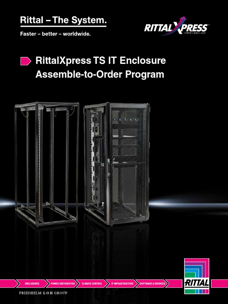 Rittal RittalXpress TS IT Enclosure Assemble-to-Order Pro 5 3084 PDF ...