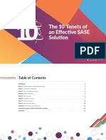 The 10 Tenets of An Effective Sase Solution