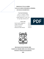 PROPOSAL TUGAS AKHIR STADION SEPAKBOLA PERSIBA BALIKPAPAN - AIR +METODOLOGI +DT - Teori