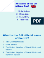 Quiz On Great Britain