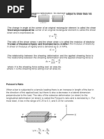 Shearing Deformation