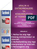 Entrepreneurs Sa Komunikasyon at Teknolohiya