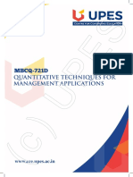 MBCQ721D - QuantitativeTechniques For Management Applications PDF