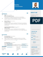 Blue Design Resume-WPS Office