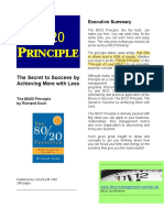 80-20-Principle-Executive Summary