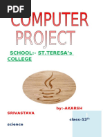 Computer Project Profile