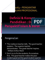 KULIAH 1. Definisi Dan Konsep Pendidikan