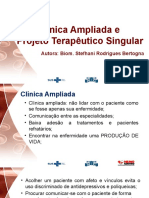 Clínica Ampliada e Projeto Terapêutico Singular