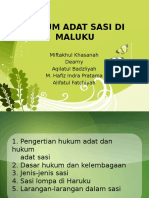 Hukum Adat Sasi Di Maluku