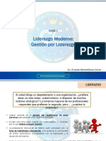 MODULO 1 Liderazgo Moderno Gestion Por Liderazgo