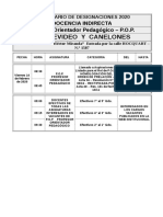 CALENDARIOS - PROF ORIENTADOR PEDAGGICO - FEBRERO - MONTEVIDEO y CANELONES - 2020 PDF