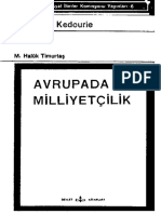 Elie Kedourie - Avrupa'da Milliyetçilik