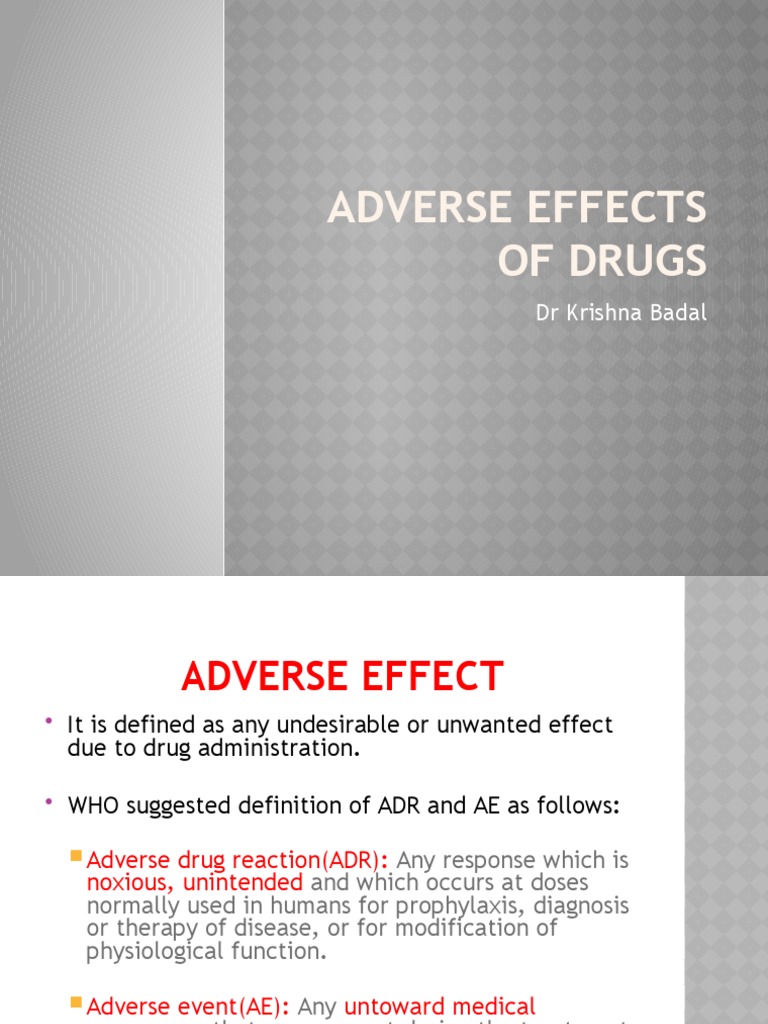8 Adverse Effects Of Drugs Pdf Adverse Effect Dose Biochemistry