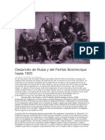 Artículo. Desarrollo de Rusia y del Partido Bolchevique hasta 1905