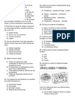 Prueba de Ciencias Naturales Grado Sexto Del 2020