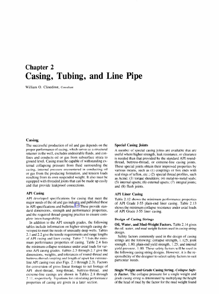 Optimizing Casing for Oil & Gas Wells | PDF | Casing (Borehole) | Pipe ...