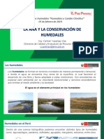 La ANA y La Conservación de Humedales