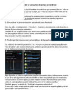 10 Medidas para Impedir El Consumo de Datos en Android