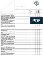 TABLE OF SPECIFICATIONS - Grade-7 (4th Grading)