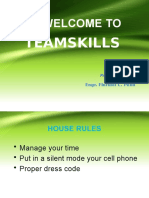 TM I Orientation - Teamskills