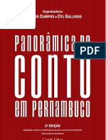 Coleção Pernambuco em Antologias: "Panorâmica Do Conto em Pernambuco". Antônio Campos e Cyl Gallindo, 2 Ed.