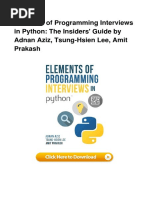 Elements of Programming Interviews in Py