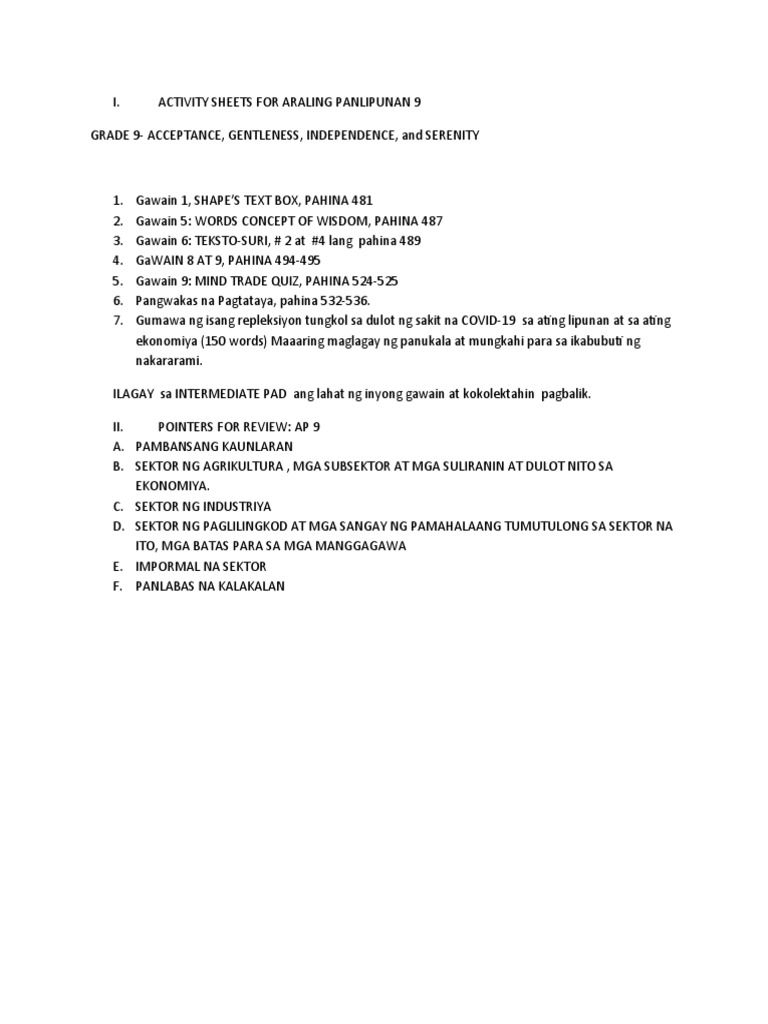 Araling Panlipunan Ekonomiks Grade 9 Teacher%27s Guide Pdf