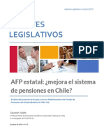 Afp Estatal Mejora El Sistema de Pensiones en Chile PDF
