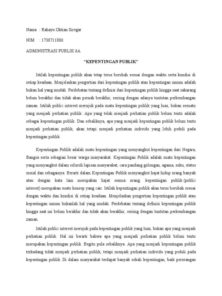 Perlindungan kepentingan publik dalam industri teknologi