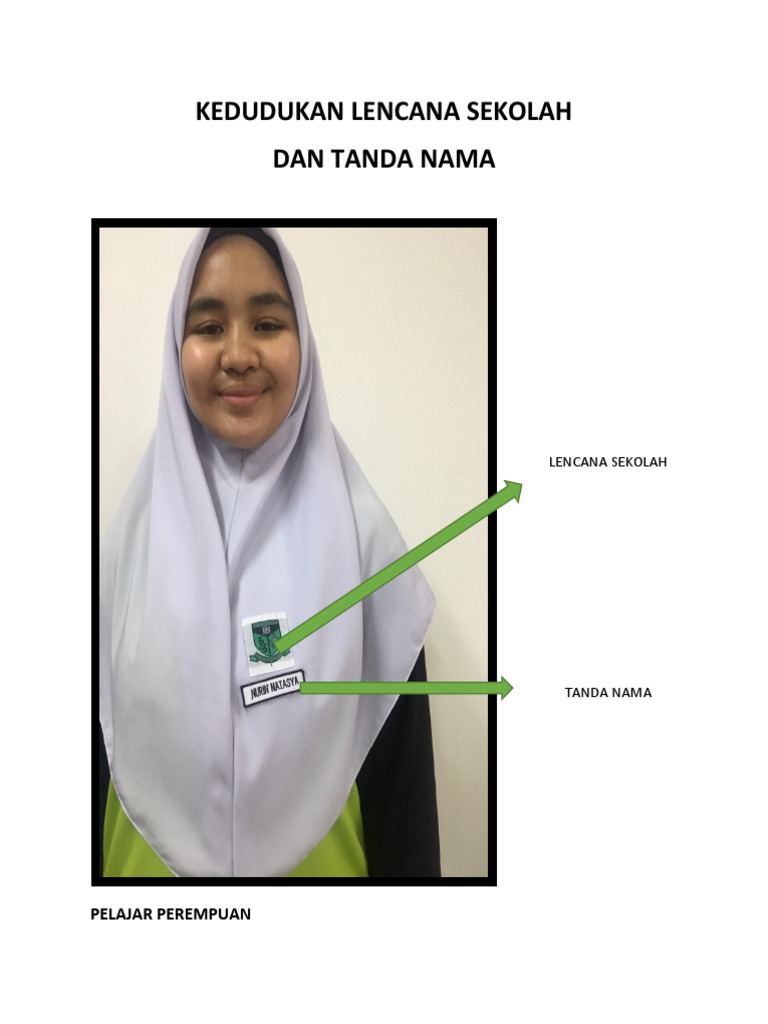 Kedudukan Lencana Sekolah Dan Tanda Nama Pakaian Sukan Pdf