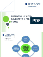 Building Healthy Nonprofit Leadership Teams