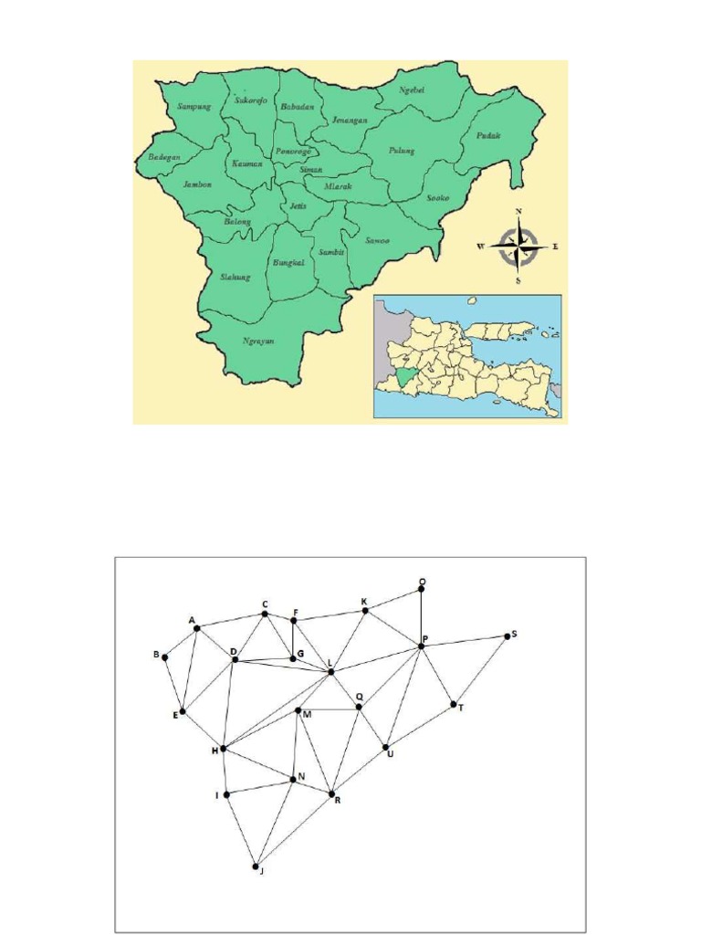 Teori Graf (Graph Theory) Pewarnaan Peta Kota Ponorogo Menggunakan ...