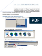 How To Access Ansys CFX