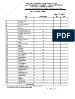 Daftar Hadir Dan Daftar Nilai