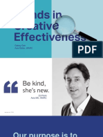 Spikes Asia 2019 - WARC - Trends in Creative Effectiveness PDF