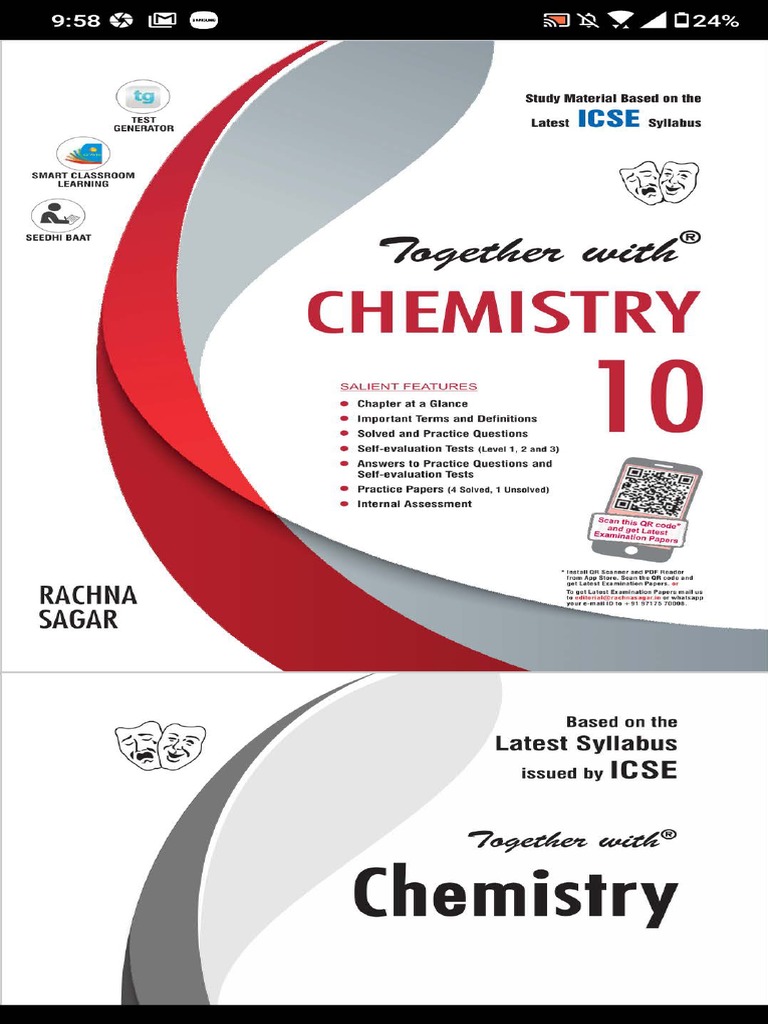Together With Class 10 Icse Chemistry 2019 PDF | PDF
