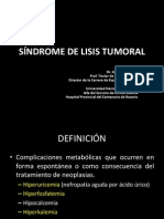 Sindrome de Lisis Tumoral