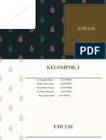 Kelompok III (Emulsi)