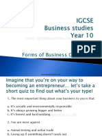 Forms of Private and Public Business Ownership Presentation PDF
