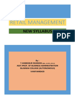 Retail Management - Habeeb Sir - New Syllabus