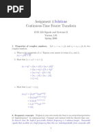 Assignment CT FT Solutions