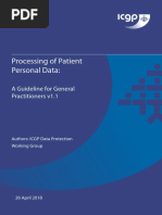 3.processing of Patient Personal Data