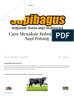 Cara Menaksir Bobot Badan Sapi Potong PDF